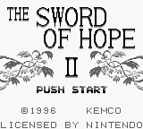 Sword of Hope II screenshot 4 for GameBoy